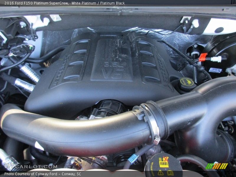 White Platinum / Platinum Black 2016 Ford F150 Platinum SuperCrew
