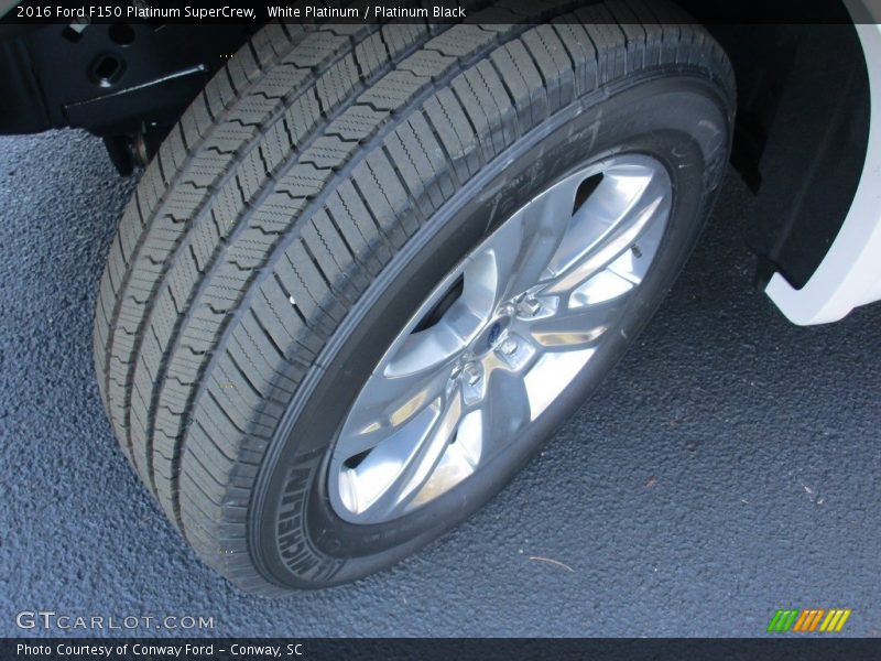 White Platinum / Platinum Black 2016 Ford F150 Platinum SuperCrew