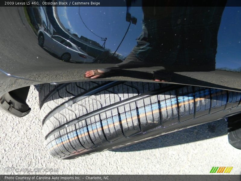 Obsidian Black / Cashmere Beige 2009 Lexus LS 460
