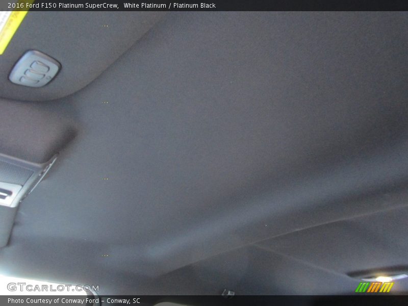 White Platinum / Platinum Black 2016 Ford F150 Platinum SuperCrew