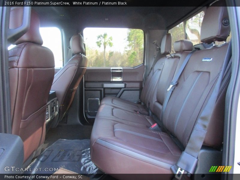 White Platinum / Platinum Black 2016 Ford F150 Platinum SuperCrew