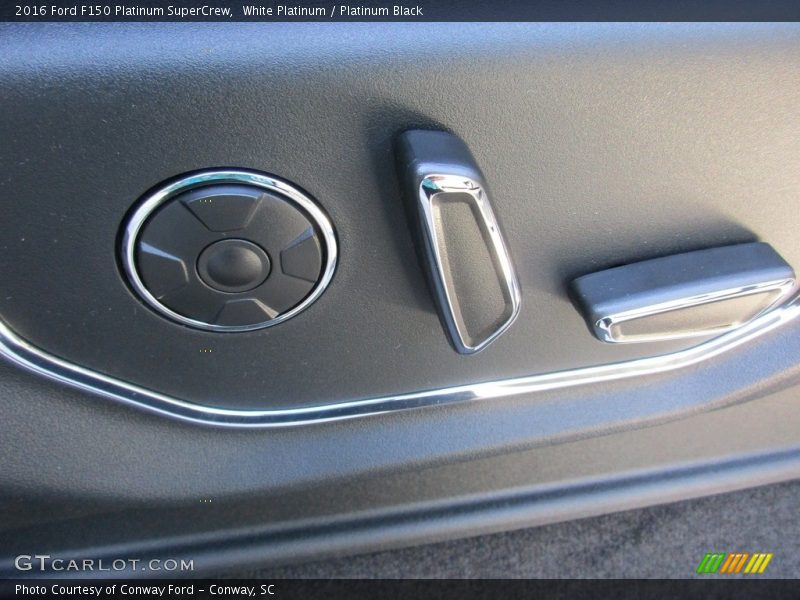 White Platinum / Platinum Black 2016 Ford F150 Platinum SuperCrew