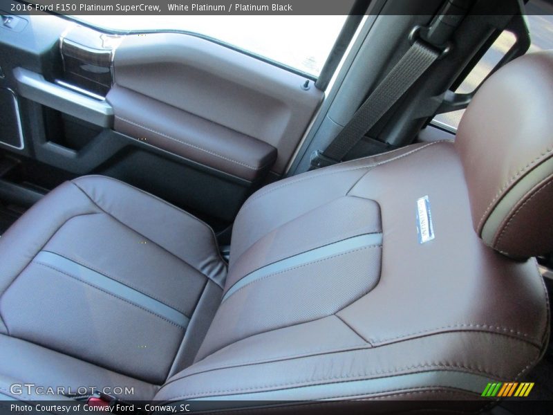 White Platinum / Platinum Black 2016 Ford F150 Platinum SuperCrew