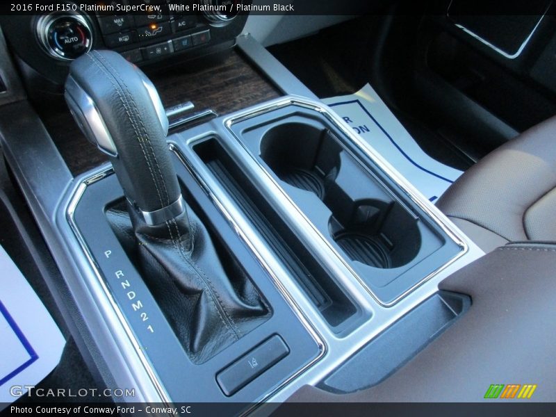 White Platinum / Platinum Black 2016 Ford F150 Platinum SuperCrew