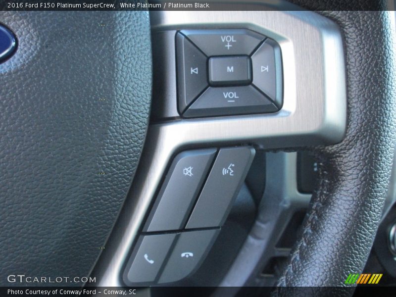 White Platinum / Platinum Black 2016 Ford F150 Platinum SuperCrew