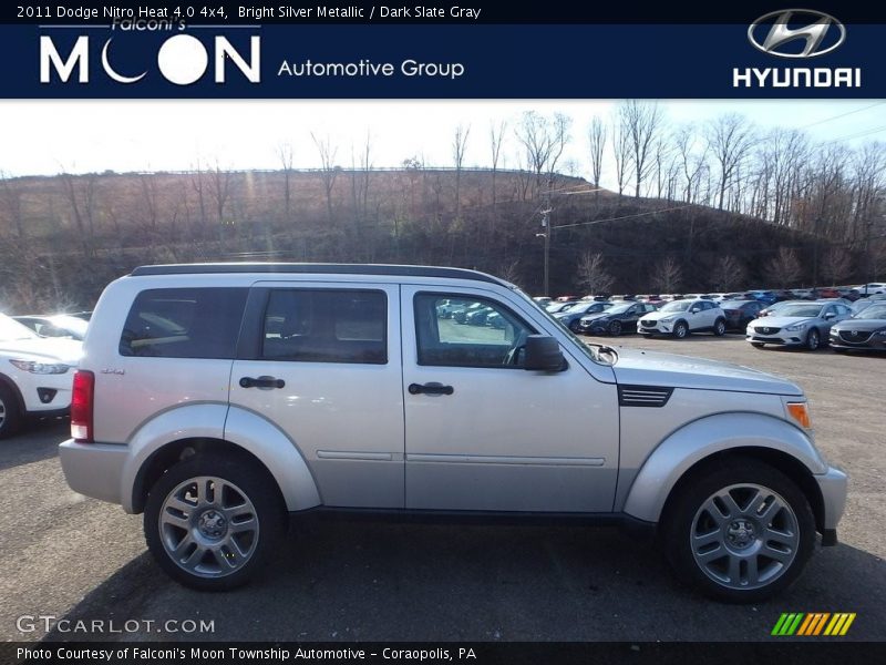 Bright Silver Metallic / Dark Slate Gray 2011 Dodge Nitro Heat 4.0 4x4