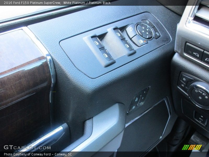 White Platinum / Platinum Black 2016 Ford F150 Platinum SuperCrew