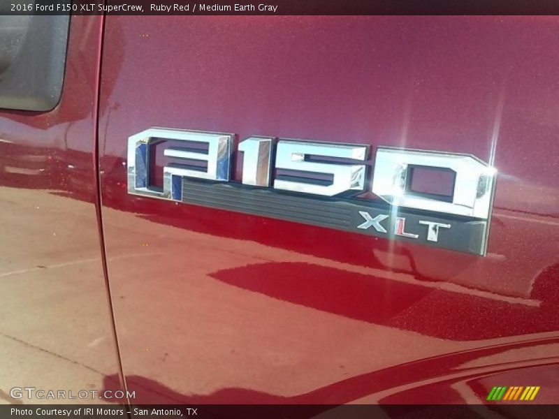 Ruby Red / Medium Earth Gray 2016 Ford F150 XLT SuperCrew