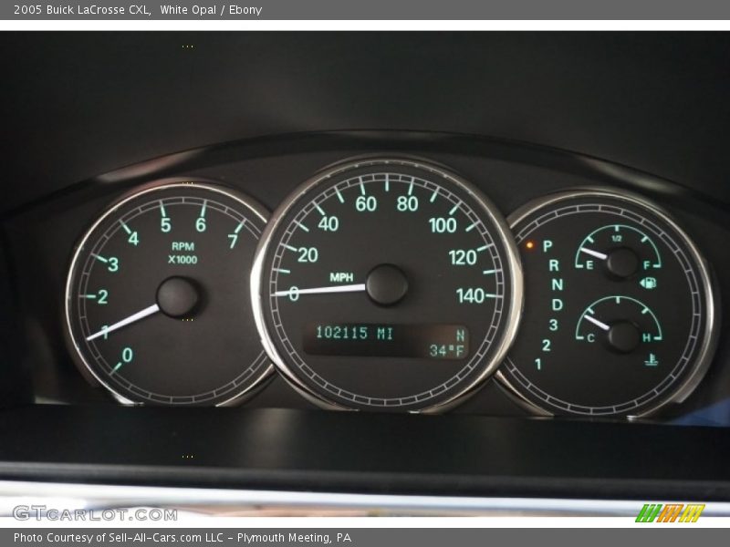 White Opal / Ebony 2005 Buick LaCrosse CXL