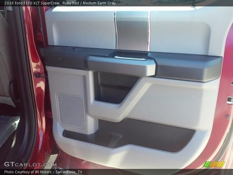 Ruby Red / Medium Earth Gray 2016 Ford F150 XLT SuperCrew