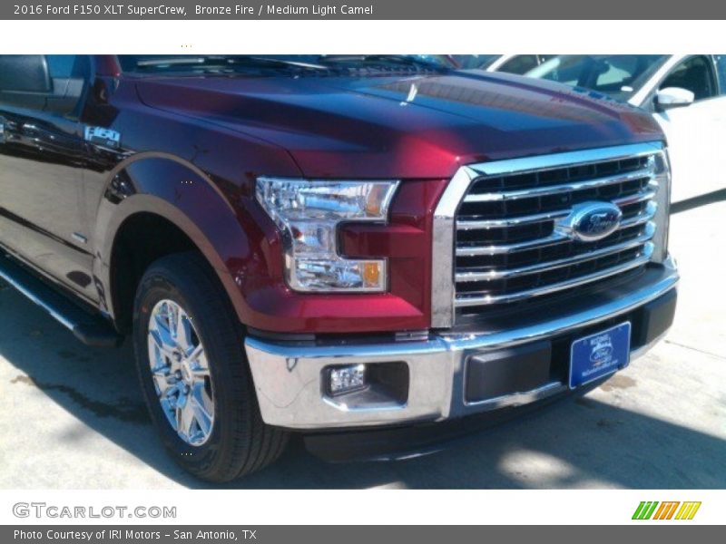 Bronze Fire / Medium Light Camel 2016 Ford F150 XLT SuperCrew