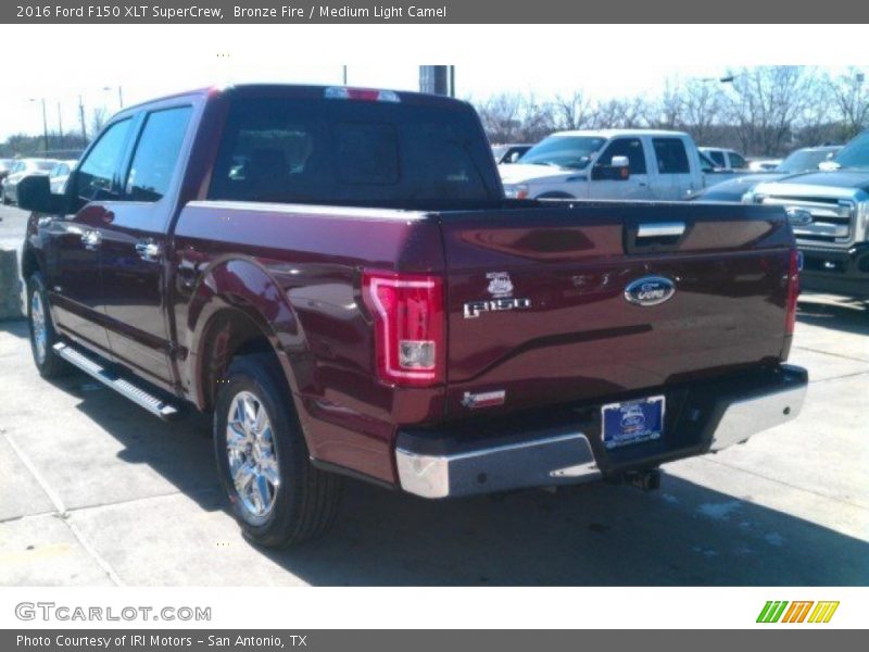Bronze Fire / Medium Light Camel 2016 Ford F150 XLT SuperCrew