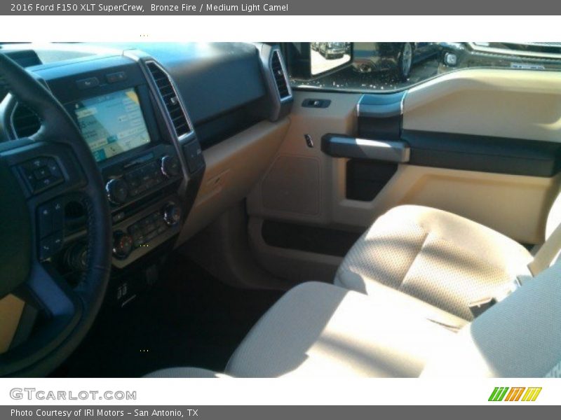 Bronze Fire / Medium Light Camel 2016 Ford F150 XLT SuperCrew