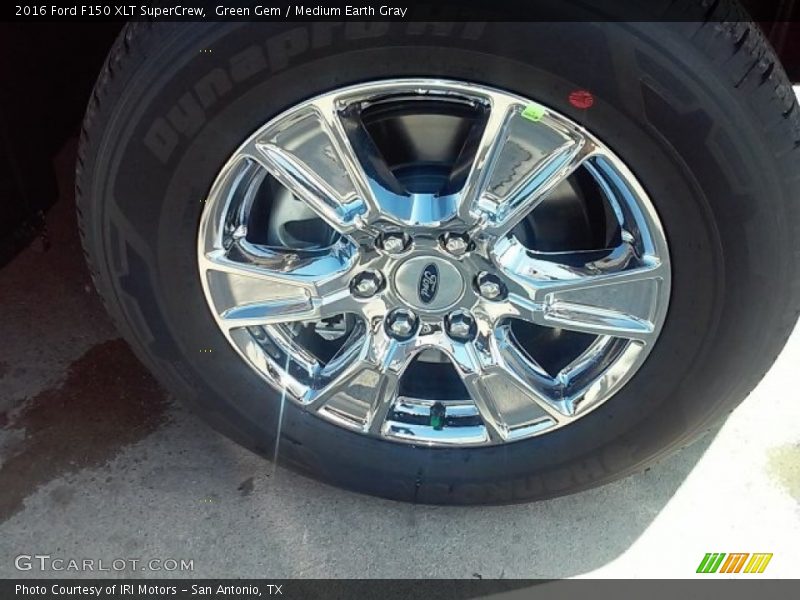 Green Gem / Medium Earth Gray 2016 Ford F150 XLT SuperCrew