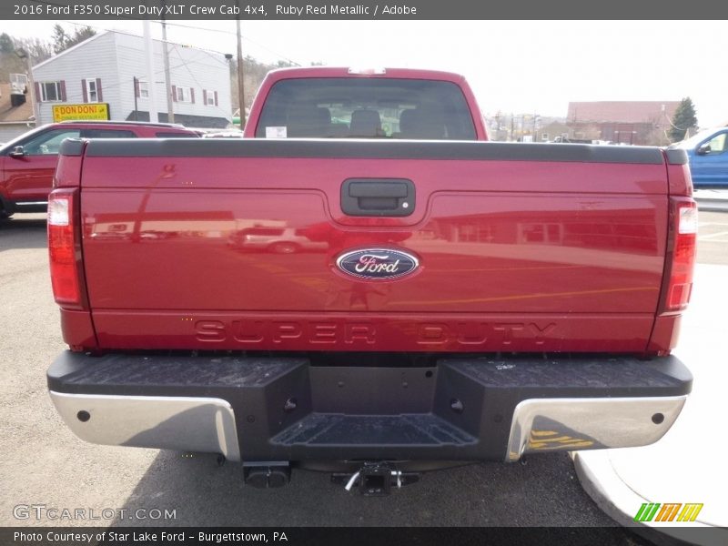 Ruby Red Metallic / Adobe 2016 Ford F350 Super Duty XLT Crew Cab 4x4