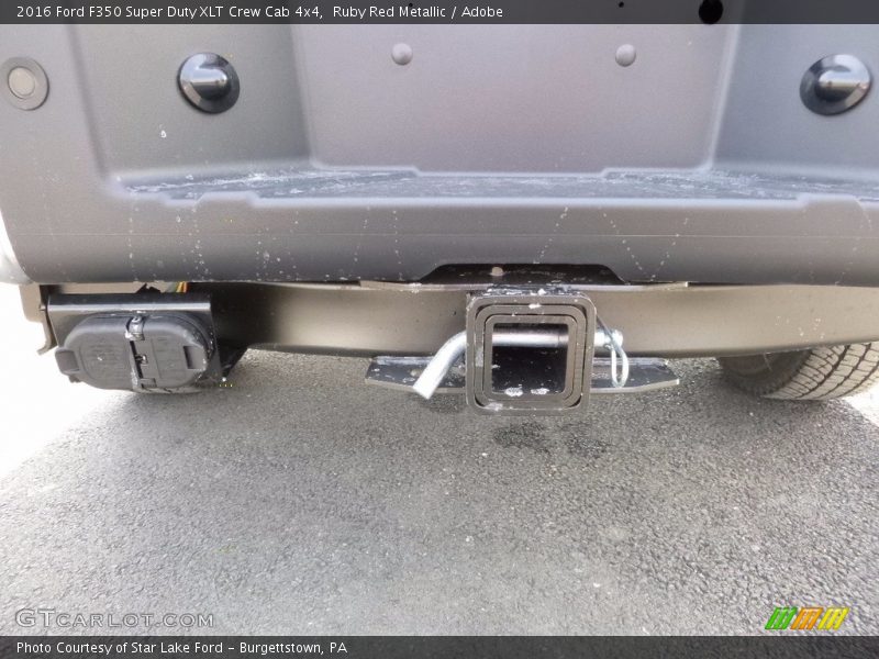 Ruby Red Metallic / Adobe 2016 Ford F350 Super Duty XLT Crew Cab 4x4