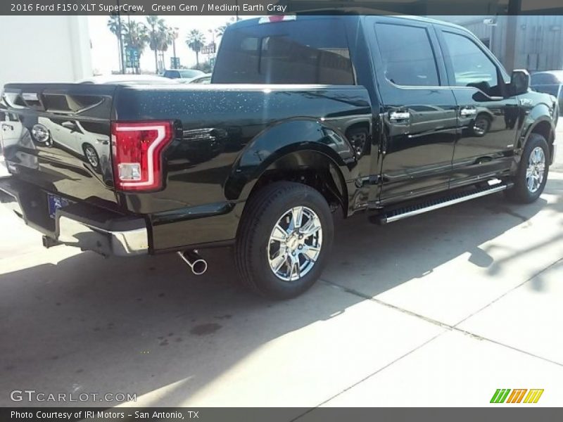 Green Gem / Medium Earth Gray 2016 Ford F150 XLT SuperCrew