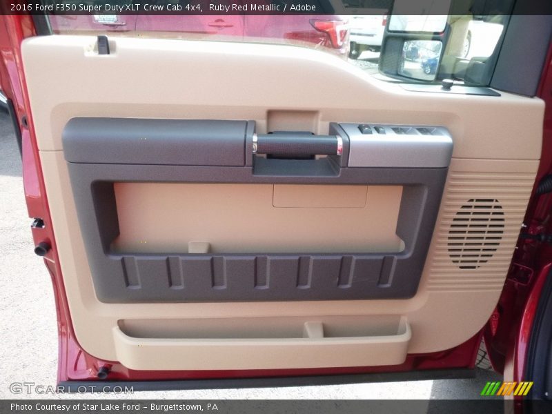 Ruby Red Metallic / Adobe 2016 Ford F350 Super Duty XLT Crew Cab 4x4