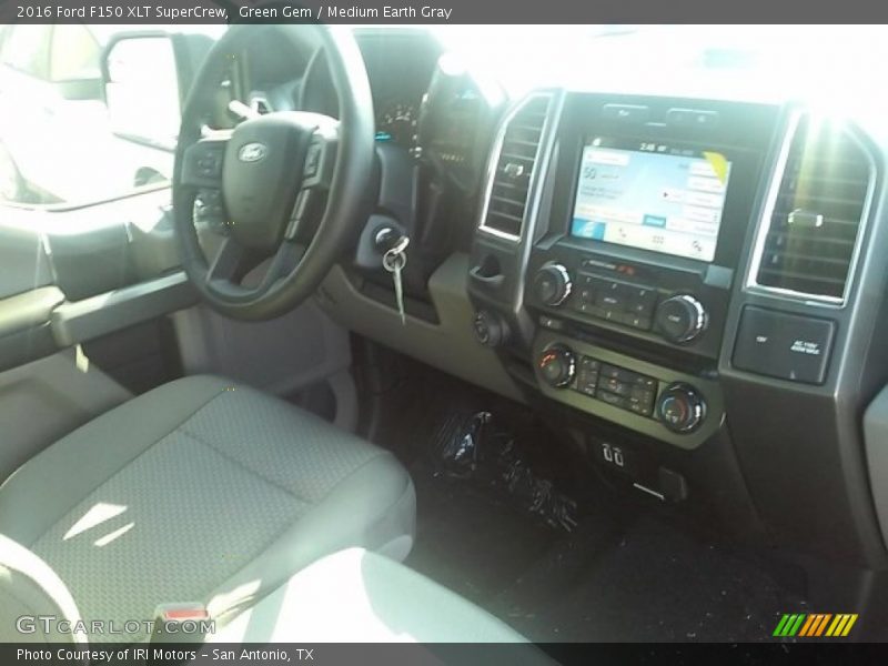 Green Gem / Medium Earth Gray 2016 Ford F150 XLT SuperCrew
