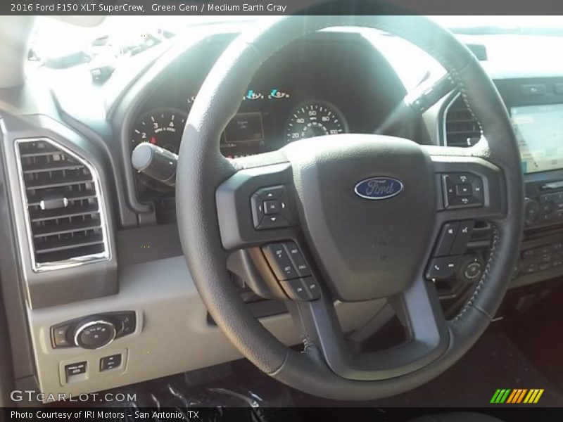Green Gem / Medium Earth Gray 2016 Ford F150 XLT SuperCrew