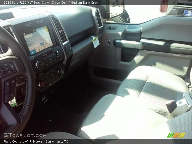 Green Gem / Medium Earth Gray 2016 Ford F150 XLT SuperCrew