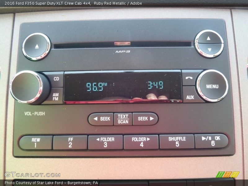 Ruby Red Metallic / Adobe 2016 Ford F350 Super Duty XLT Crew Cab 4x4