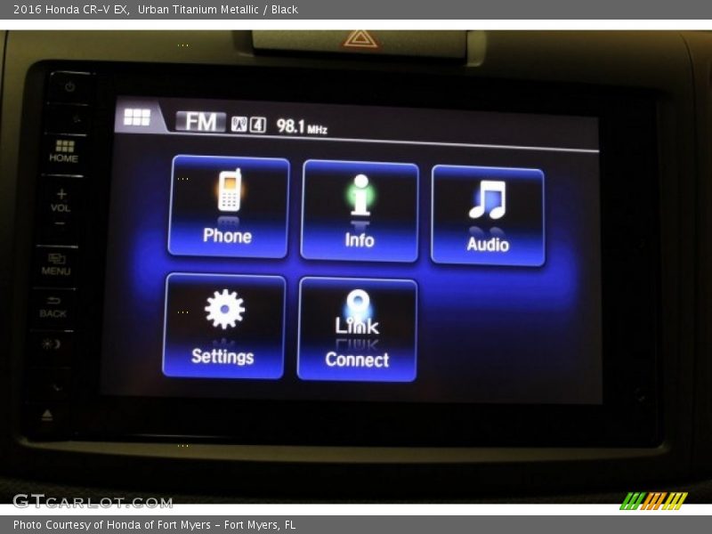 Urban Titanium Metallic / Black 2016 Honda CR-V EX