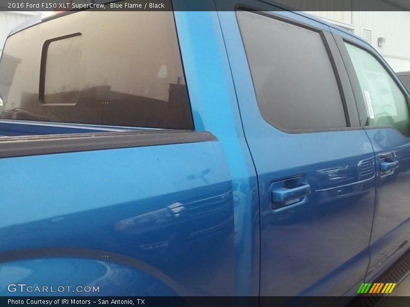 Blue Flame / Black 2016 Ford F150 XLT SuperCrew