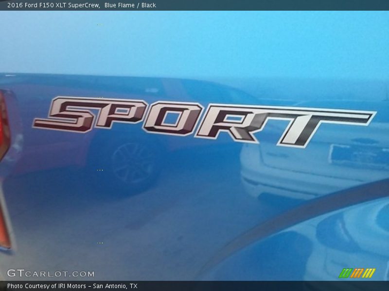 Blue Flame / Black 2016 Ford F150 XLT SuperCrew