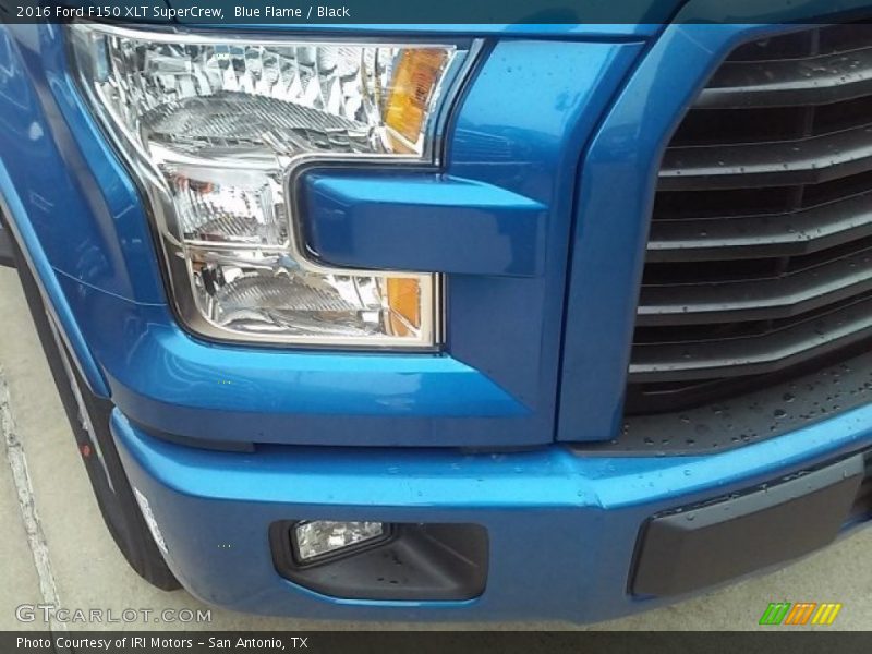 Blue Flame / Black 2016 Ford F150 XLT SuperCrew