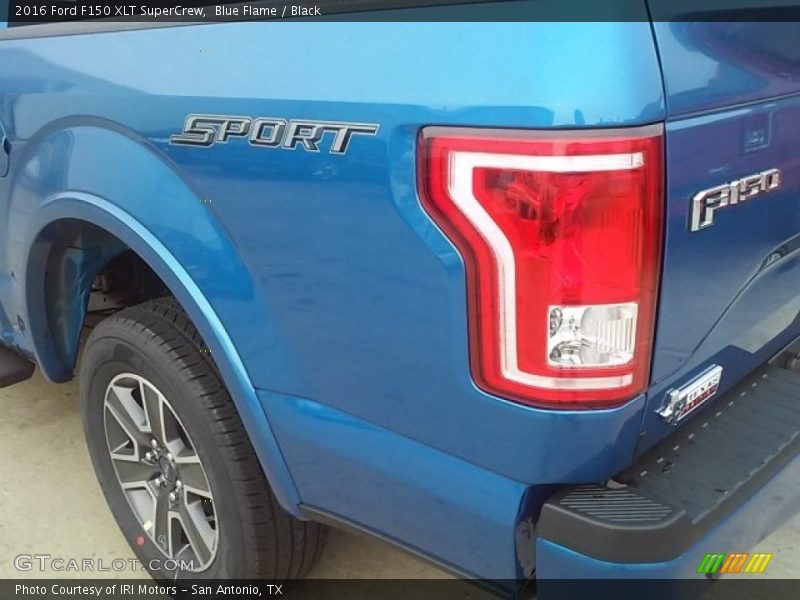 Blue Flame / Black 2016 Ford F150 XLT SuperCrew