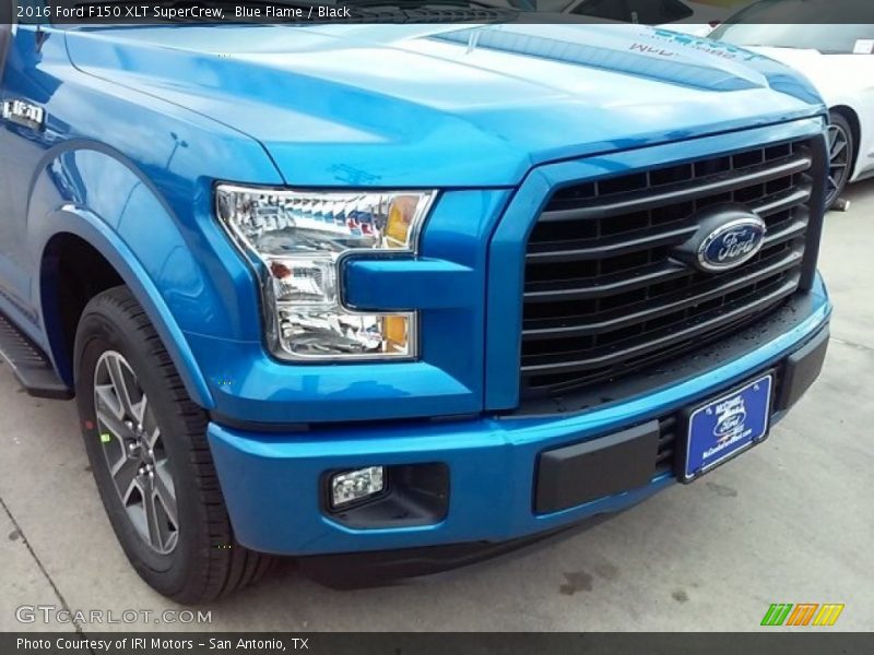 Blue Flame / Black 2016 Ford F150 XLT SuperCrew