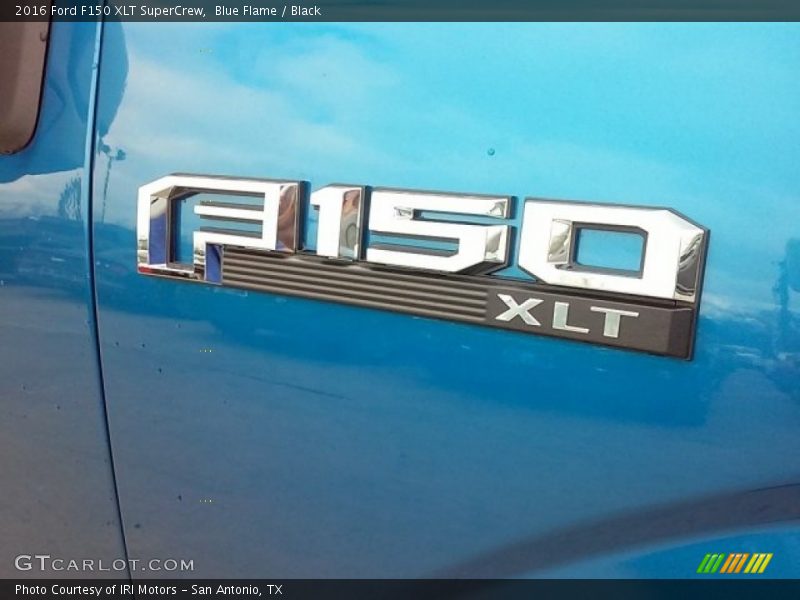 Blue Flame / Black 2016 Ford F150 XLT SuperCrew