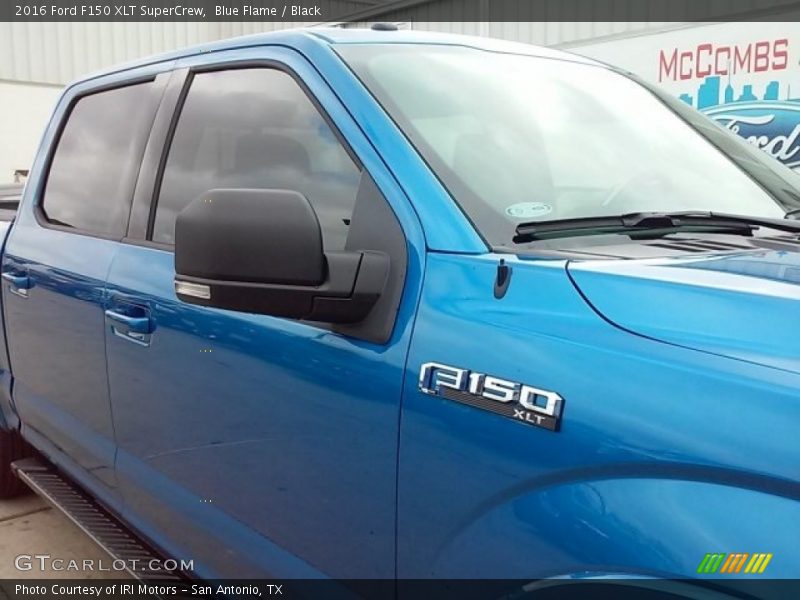 Blue Flame / Black 2016 Ford F150 XLT SuperCrew