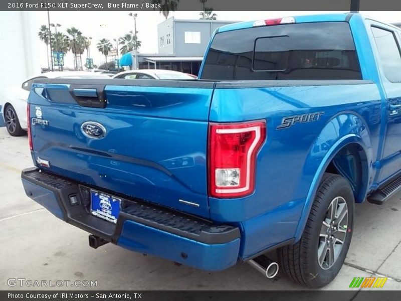 Blue Flame / Black 2016 Ford F150 XLT SuperCrew