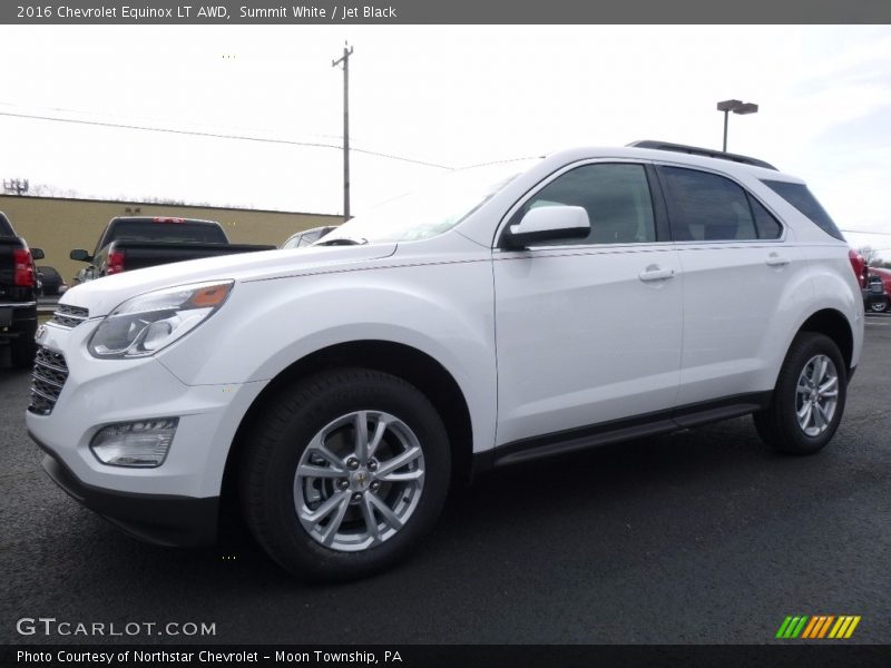 Summit White / Jet Black 2016 Chevrolet Equinox LT AWD