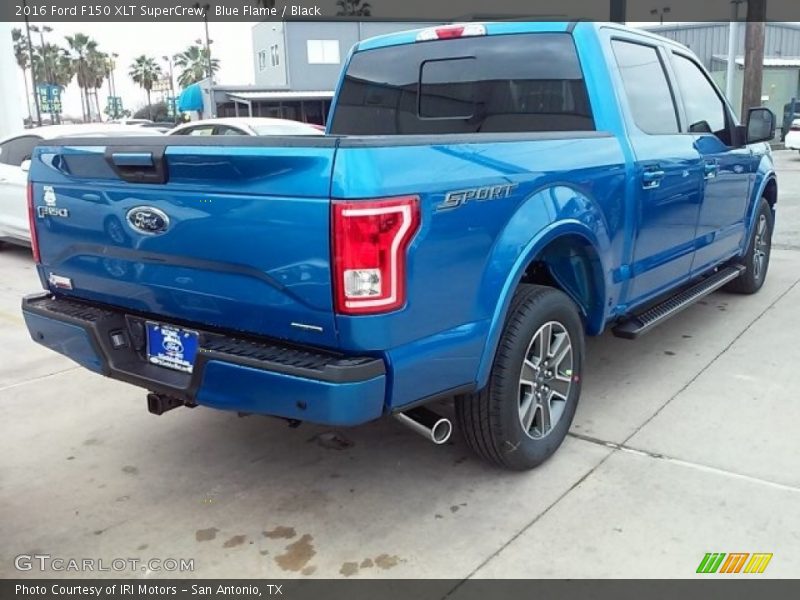 Blue Flame / Black 2016 Ford F150 XLT SuperCrew