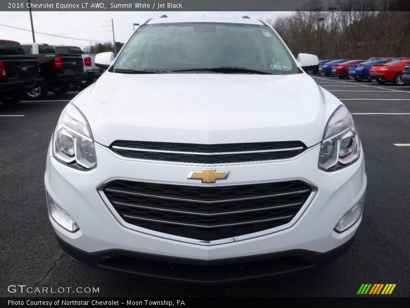 Summit White / Jet Black 2016 Chevrolet Equinox LT AWD