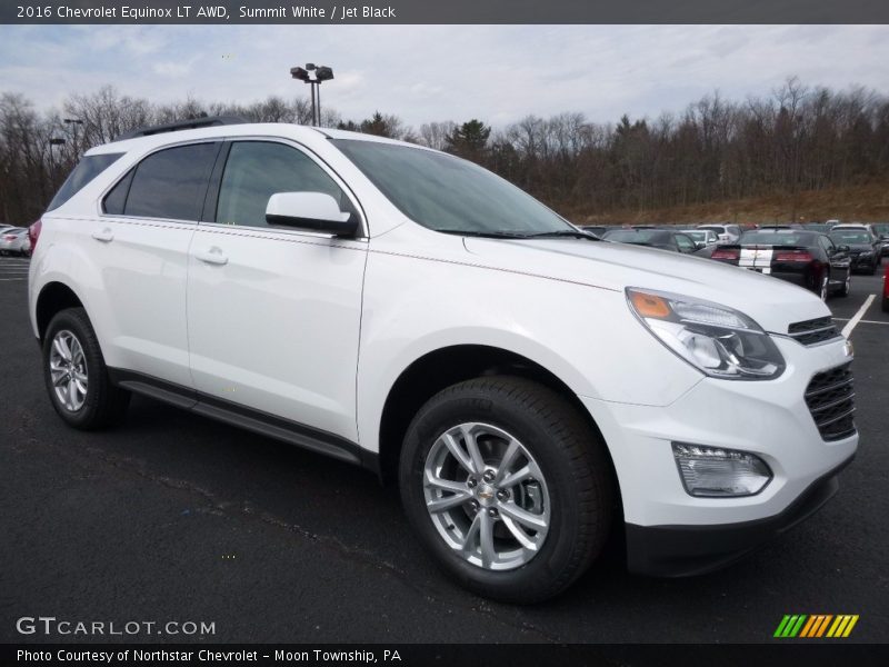 Summit White / Jet Black 2016 Chevrolet Equinox LT AWD