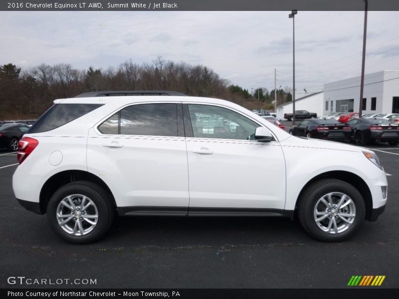 Summit White / Jet Black 2016 Chevrolet Equinox LT AWD