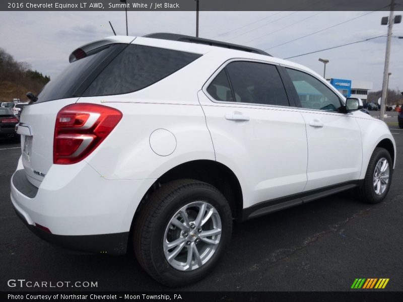 Summit White / Jet Black 2016 Chevrolet Equinox LT AWD