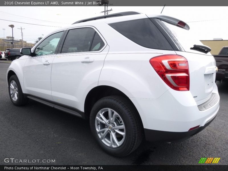 Summit White / Jet Black 2016 Chevrolet Equinox LT AWD