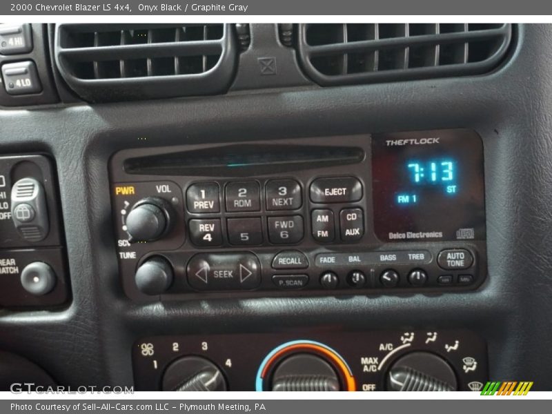 Onyx Black / Graphite Gray 2000 Chevrolet Blazer LS 4x4