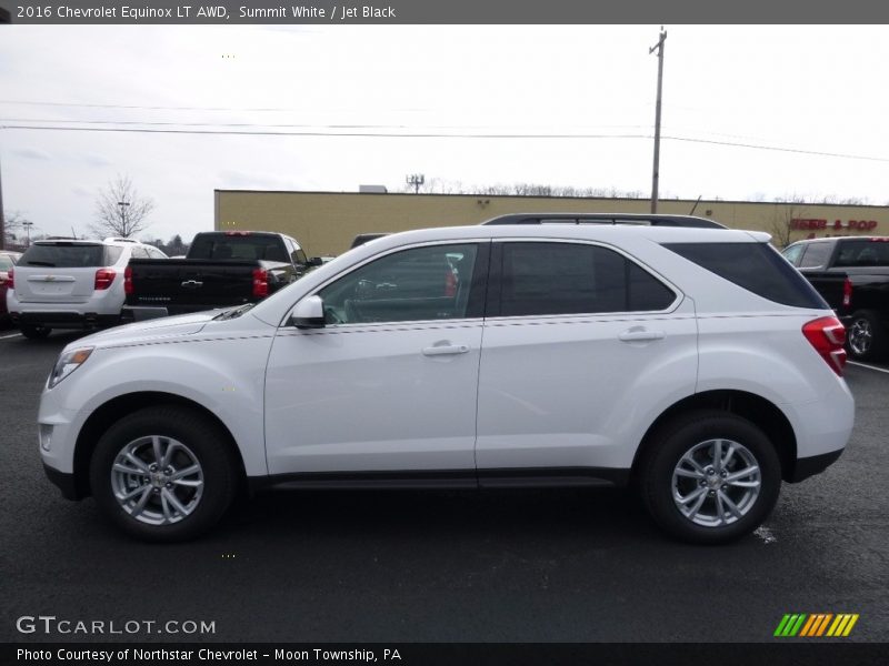 Summit White / Jet Black 2016 Chevrolet Equinox LT AWD