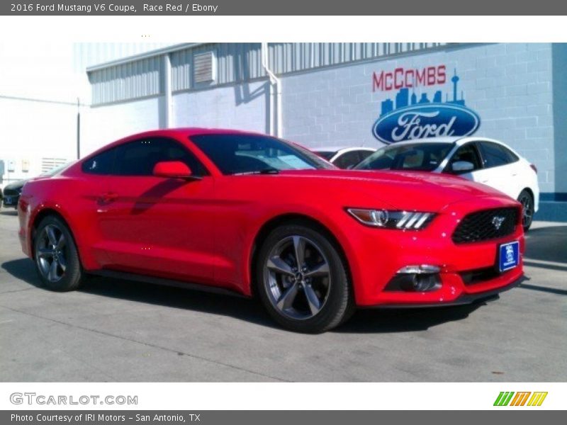 Race Red / Ebony 2016 Ford Mustang V6 Coupe