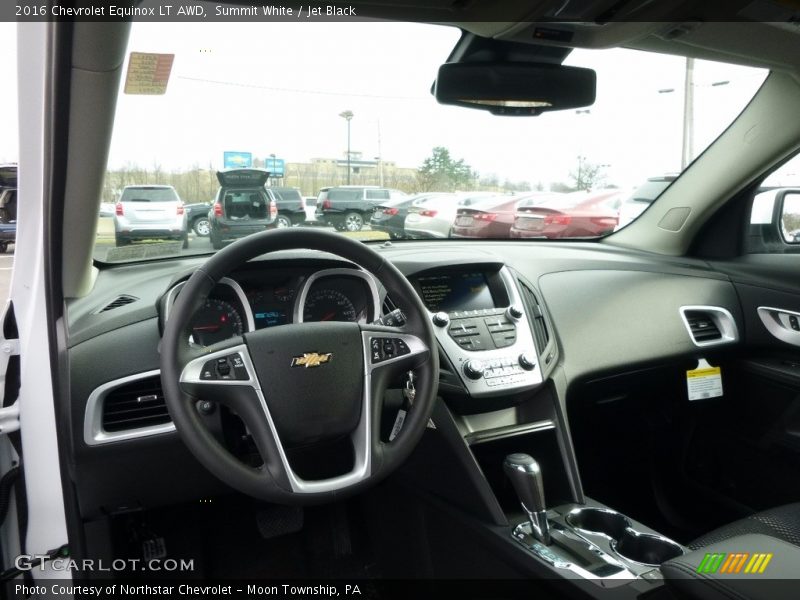 Summit White / Jet Black 2016 Chevrolet Equinox LT AWD