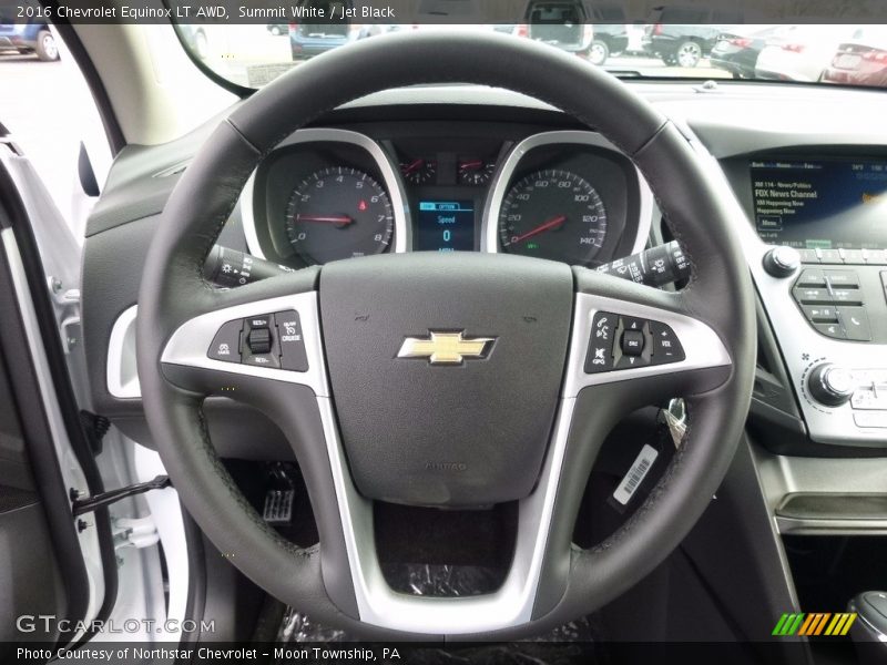 Summit White / Jet Black 2016 Chevrolet Equinox LT AWD