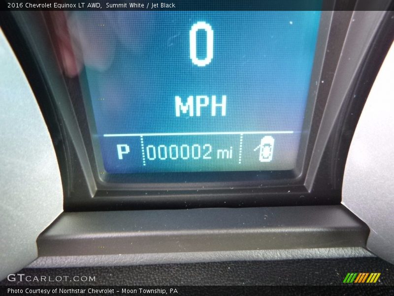 Summit White / Jet Black 2016 Chevrolet Equinox LT AWD