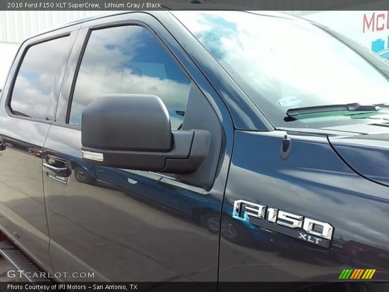 Lithium Gray / Black 2016 Ford F150 XLT SuperCrew