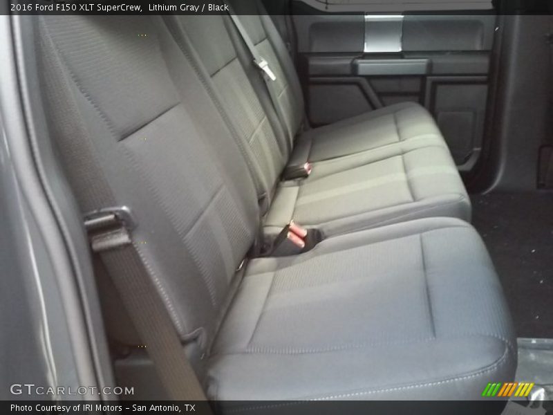 Lithium Gray / Black 2016 Ford F150 XLT SuperCrew